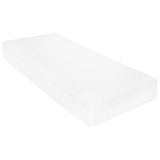 Lit de repos avec matelas 90x200 cm Gris Bois de pin massif