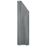 Porte-revue pour enfants Gris béton 71x30x114cm Bois ingénierie