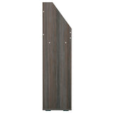 Kids Magazine Rack Gray and Sonoma Oak Engineered Wood