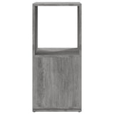 Armoire rotative Gris béton 34,5x34,5x75,5 cm bois d'ingénierie