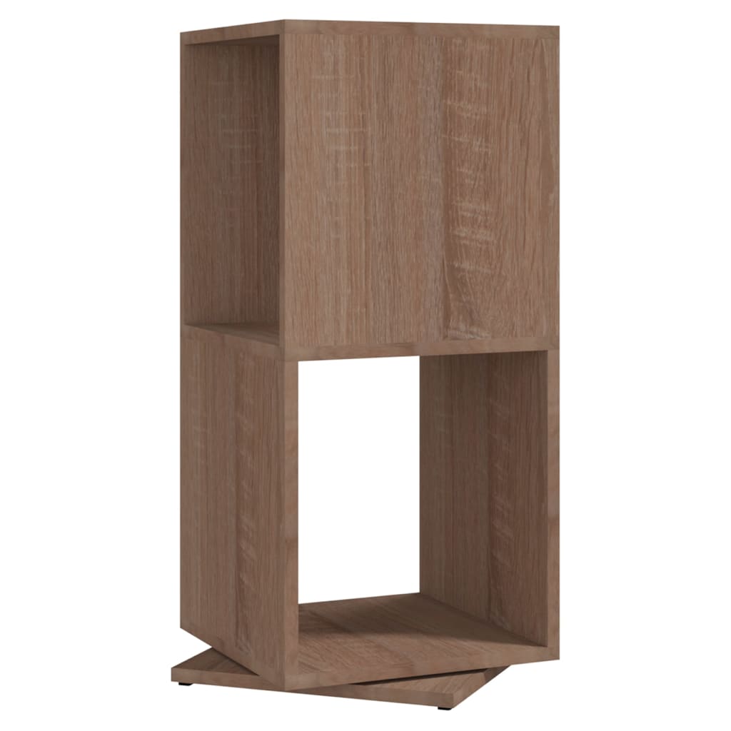 Armoire rotative Chêne Sonoma 34,5x34,5x75,5 cm bois ingénierie