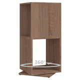 Armoire rotative Chêne Sonoma 34,5x34,5x75,5 cm bois ingénierie