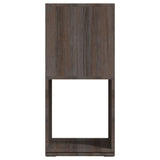 Armoire rotative Gris chêne 34,5x34,5x75,5 cm bois d'ingénierie