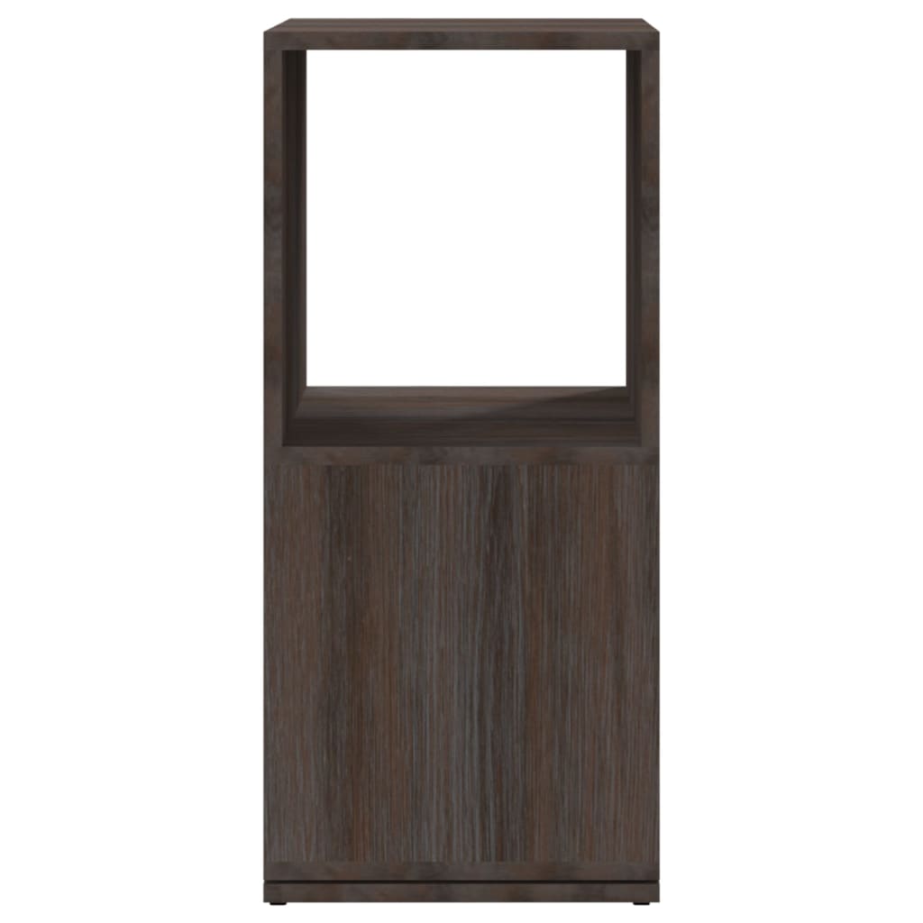 Armoire rotative Gris chêne 34,5x34,5x75,5 cm bois d'ingénierie