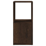 Armoire rotative Chêne fumé 34,5x34,5x75,5 cm bois d'ingénierie