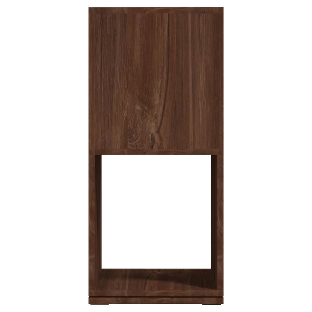 Armoire rotative Chêne marron 34,5x34,5x75,5 cm bois ingénierie