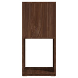 Armoire rotative Chêne marron 34,5x34,5x75,5 cm bois ingénierie