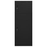 Armoire à selles Noir 53x53x140 cm Acier