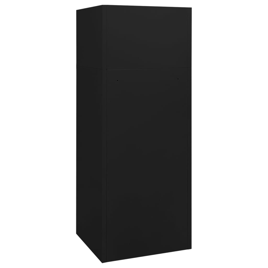 Armoire à selles Noir 53x53x140 cm Acier