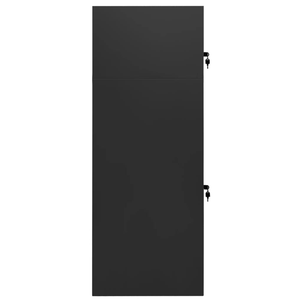 Armoire à selles Anthracite 53x53x140 cm Acier