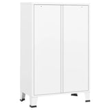 Garde-robe industrielle Blanc 67x35x107 cm Acier