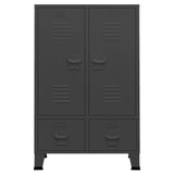 Garde-robe industrielle Anthracite 67x35x107 cm Acier