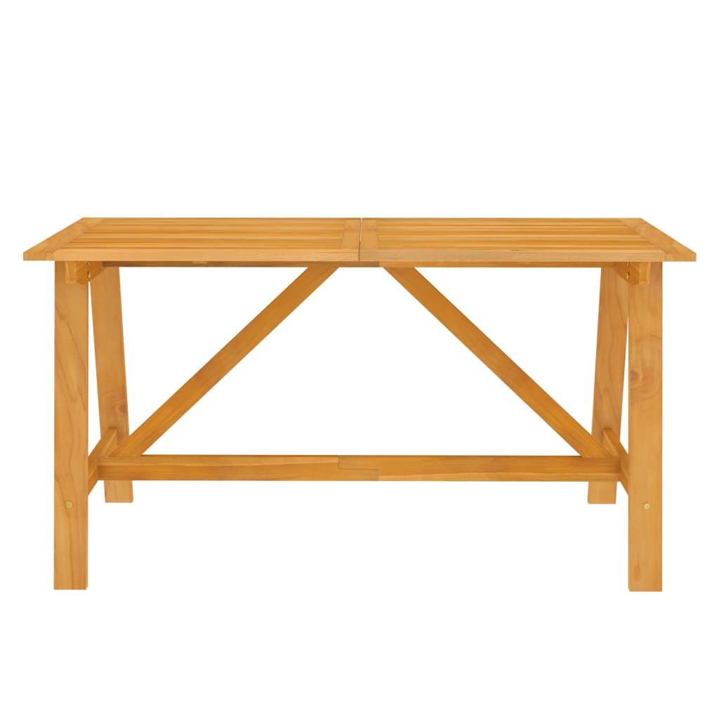 Ensemble à manger de jardin 5 pcs Bois d'acacia solide