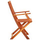 Chaises de jardin pliables lot de 6 Bois d'eucalyptus massif