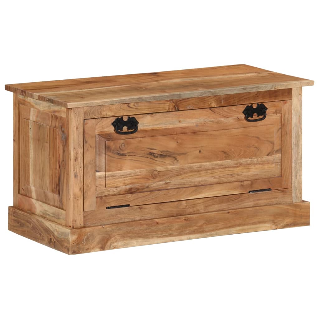 Banc de rangement de chaussures 85x40x45cm Bois d'acacia massif