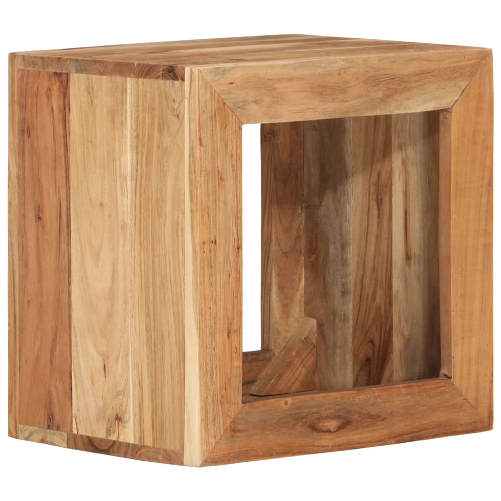 Tabouret 40x30x40 cm Bois d'acacia solide