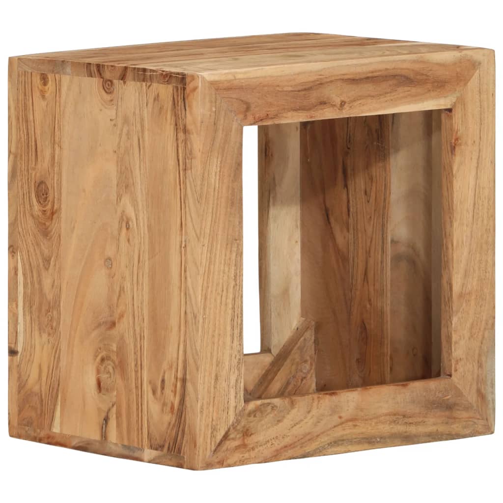 Tabouret 40x30x40 cm Bois d'acacia solide