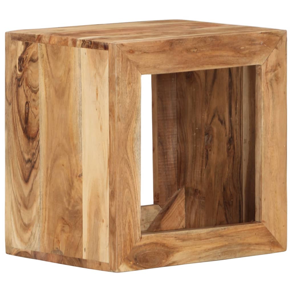 Tabouret 40x30x40 cm Bois d'acacia solide