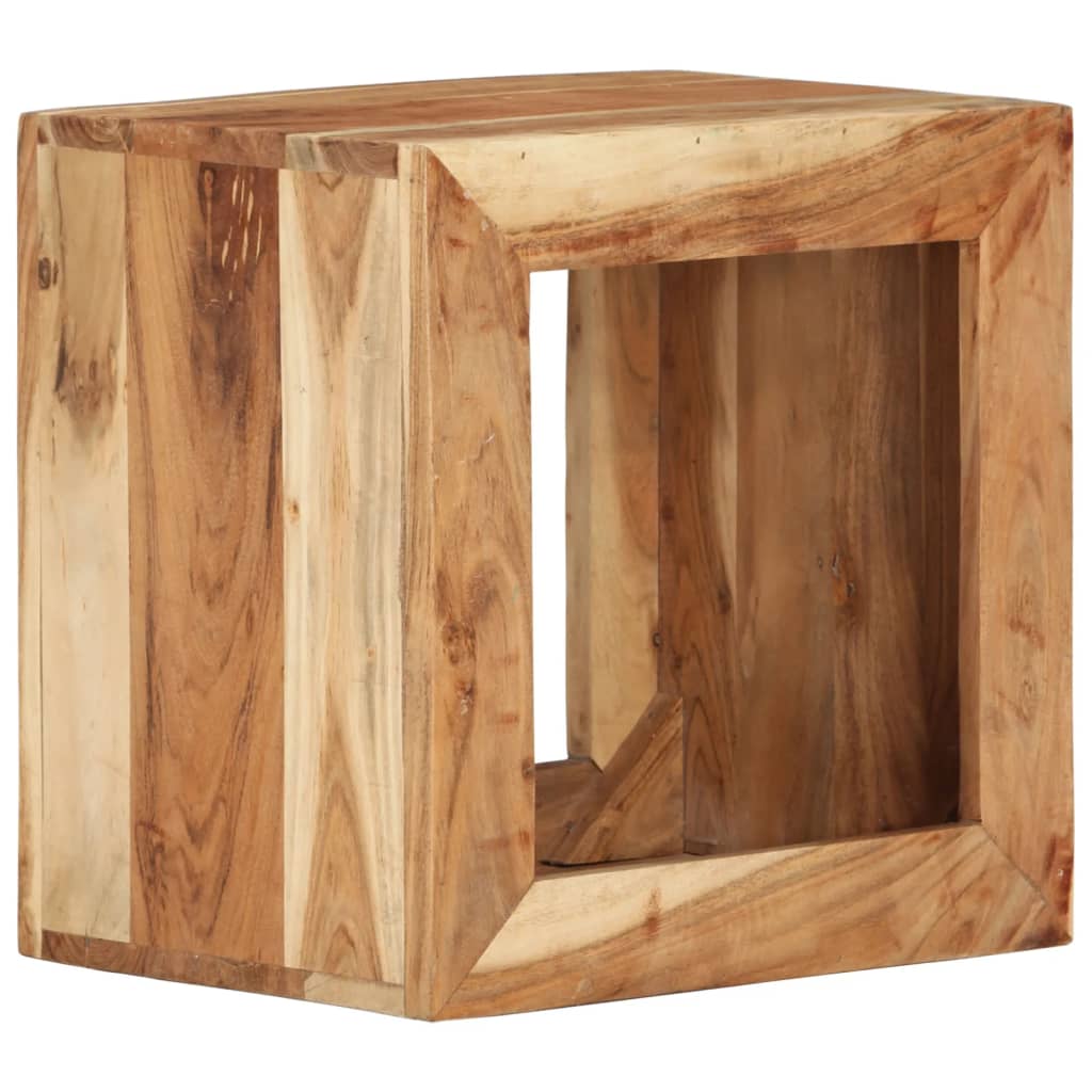 Tabouret 40x30x40 cm Bois d'acacia solide