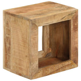 Tabouret 40x30x40 cm Bois de manguier solide