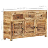 Buffet 110x30x65 cm Bois massif de manguier