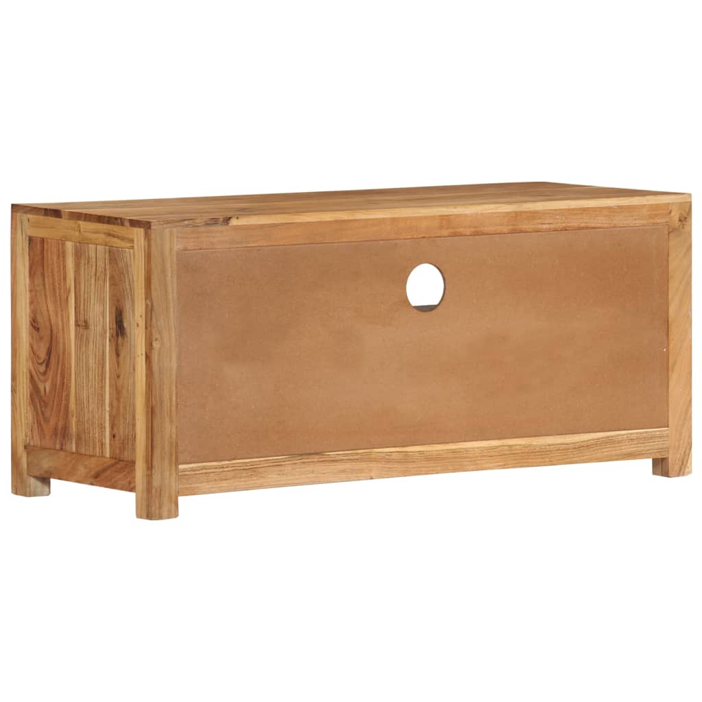 Meuble TV 88x35x40 cm bois d'acacia massif