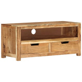 Meuble TV 88x35x40 cm bois d'acacia massif