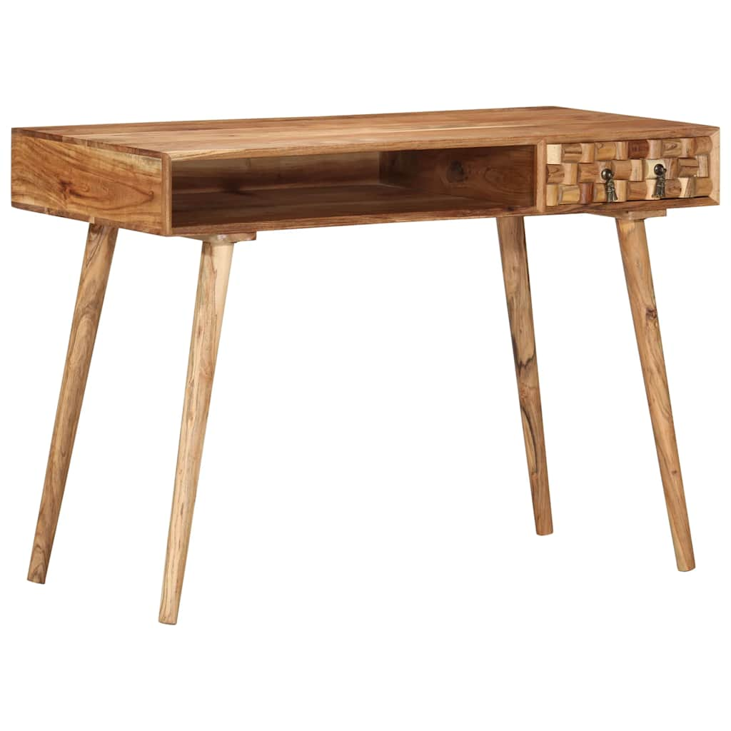 Bureau 110x50x76 cm Bois d'acacia massif