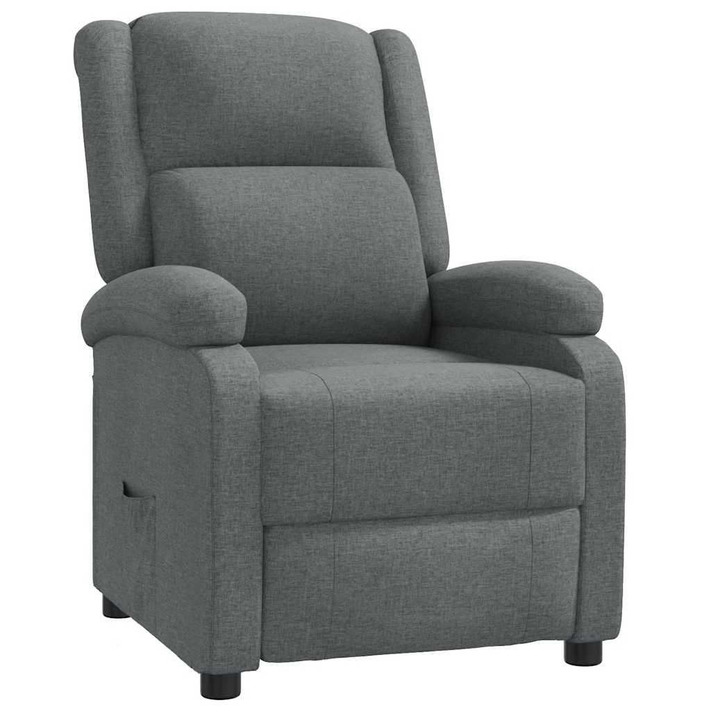 Fauteuil inclinable Gris foncé Tissu