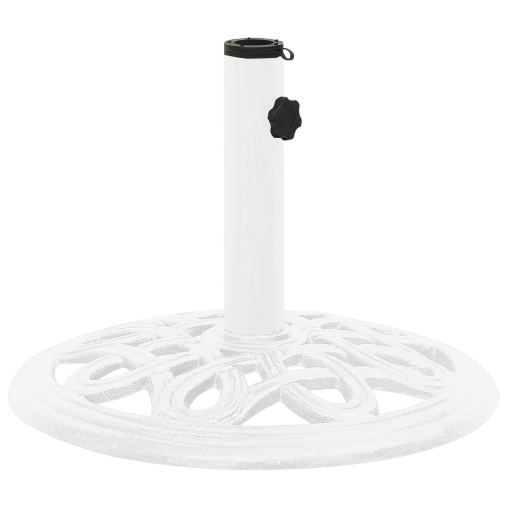 Parasol base White 40x40x32 cm Cast iron