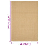 Tapis Sisal naturel 66x100 cm