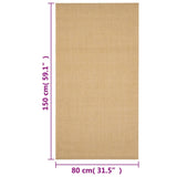 Tapis Sisal naturel 80x150 cm