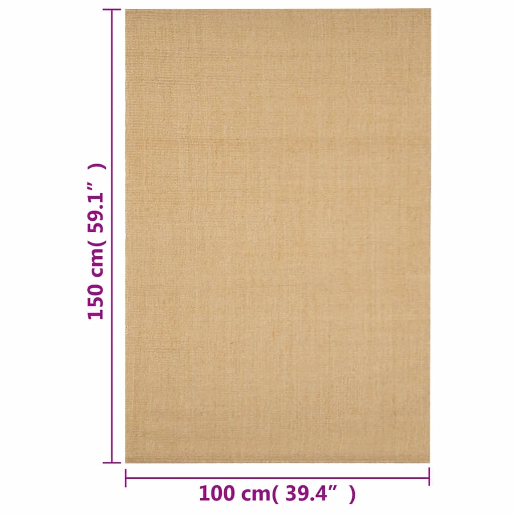 Tapis Sisal naturel 100x150 cm