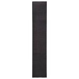 Tapis Sisal naturel 66x350 cm Noir