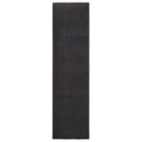 Tapis Sisal naturel 80x300 cm Noir