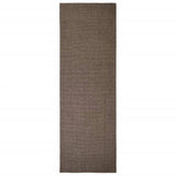 Tapis Sisal naturel 66x200 cm Marron