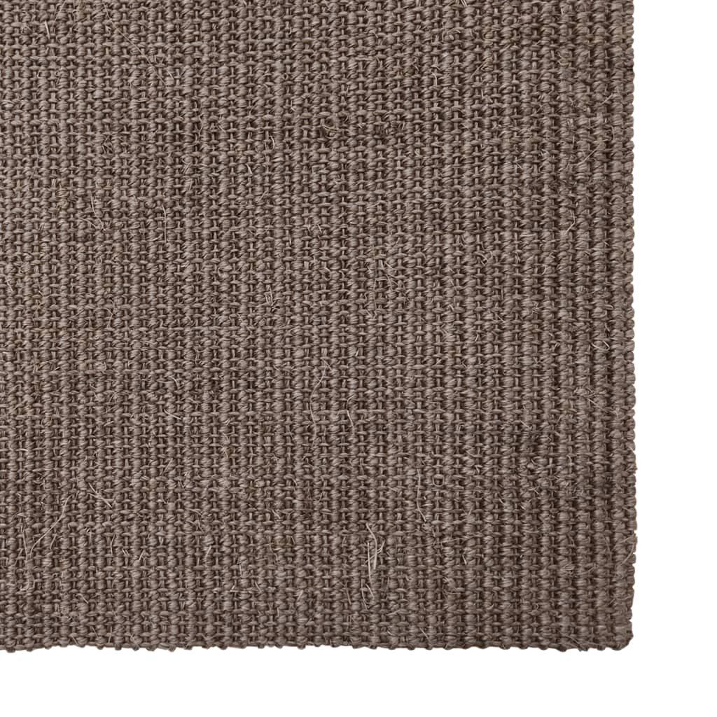 Tapis Sisal naturel 66x200 cm Marron