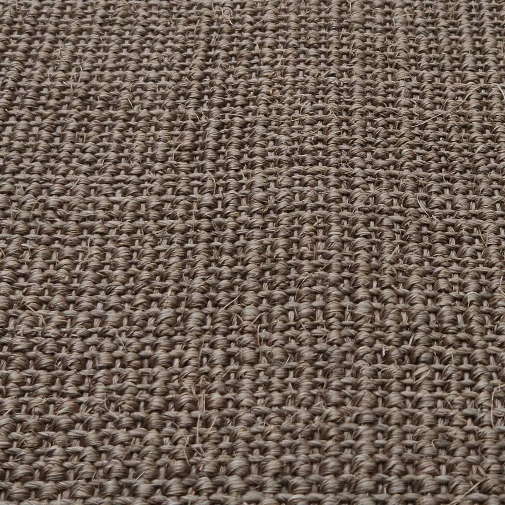 Tapis Sisal naturel 66x200 cm Marron