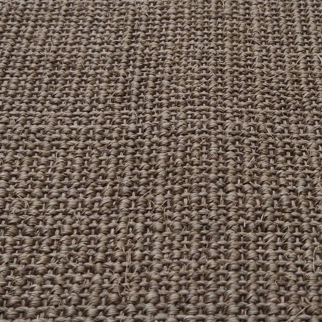 Tapis Sisal naturel 66x350 cm Marron