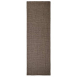 Tapis Sisal naturel 80x250 cm Marron