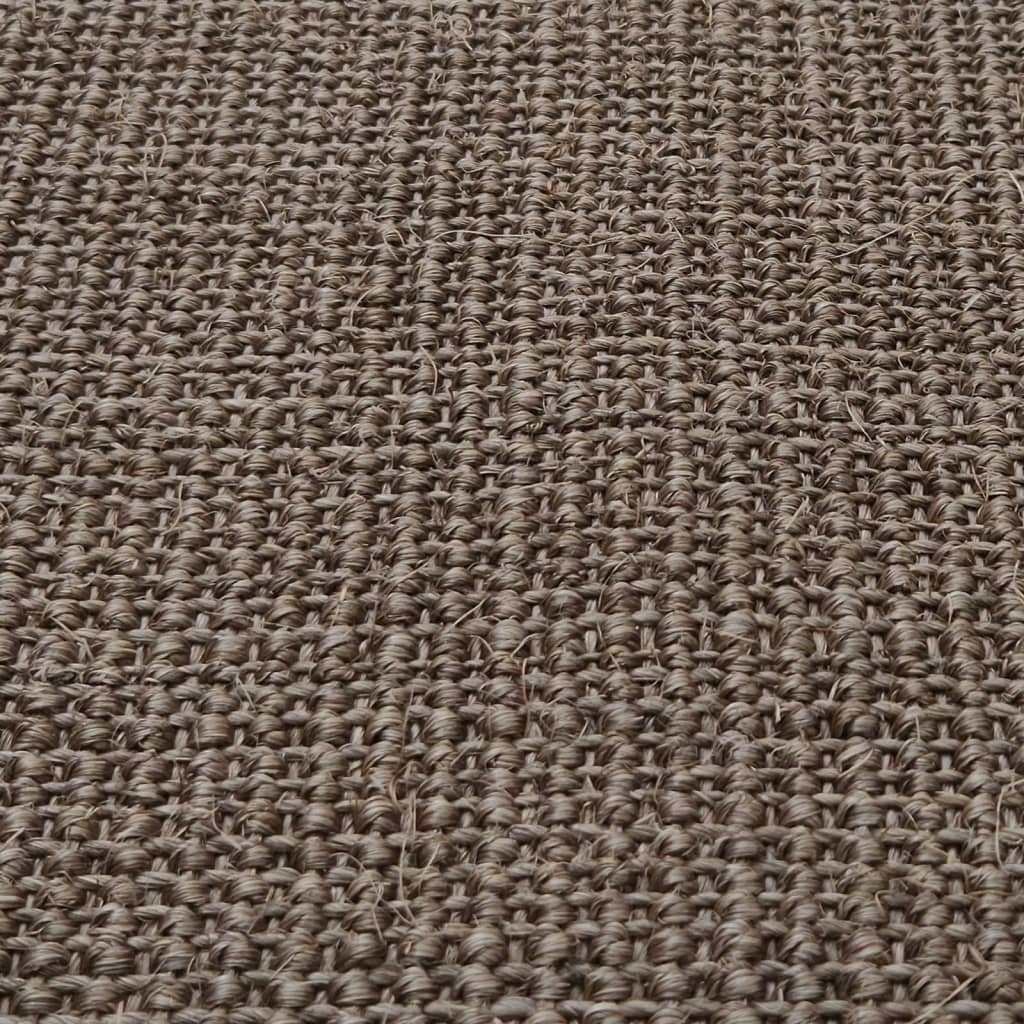 Tapis Sisal naturel 80x300 cm Marron