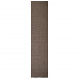 Tapis Sisal naturel 80x350 cm Marron