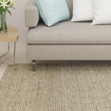 Natural Sisal Rug 66x300 cm Green