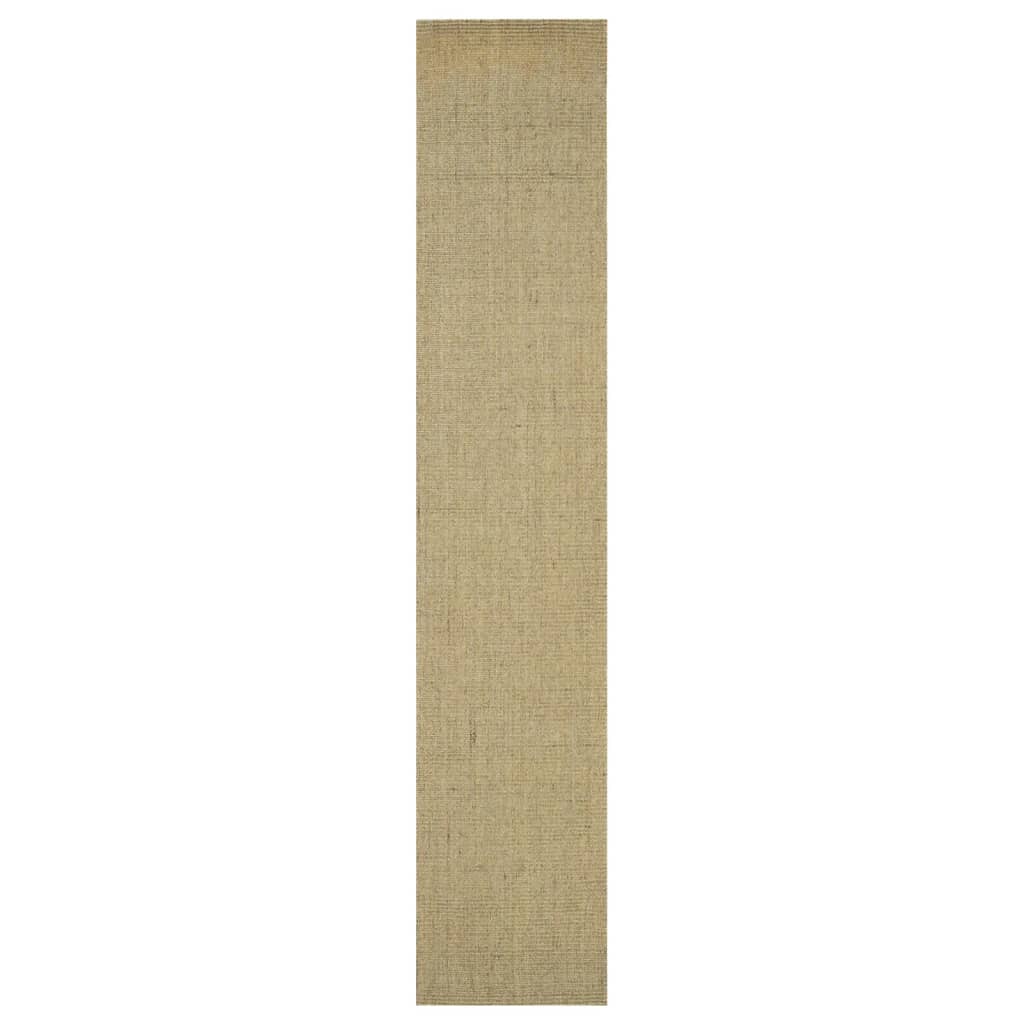 Tapis Sisal naturel 66x350 cm Vert