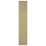 Tapis Sisal naturel 66x350 cm Vert