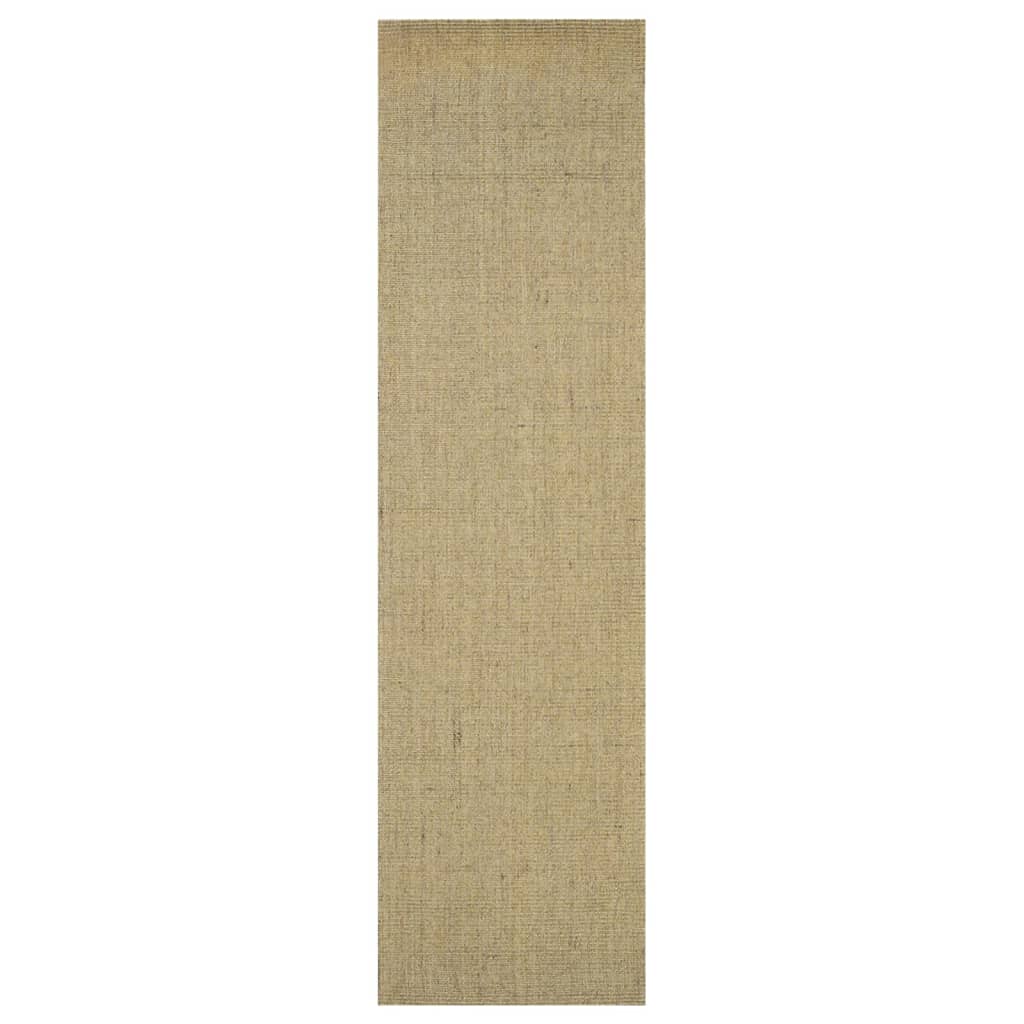 Tapis Sisal naturel 80x300 cm Vert