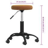 Tabouret de massage Velours Marron