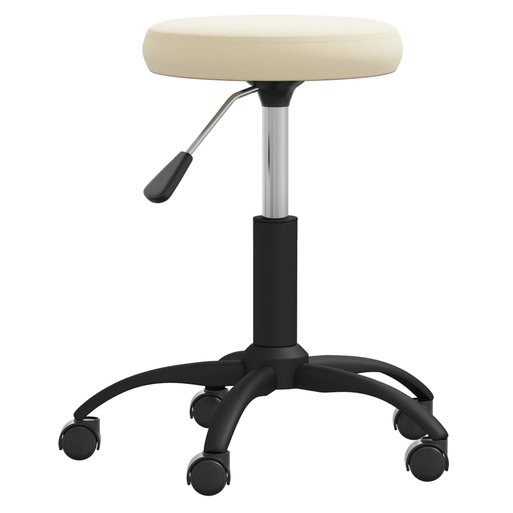 Tabouret de massage Velours Crème