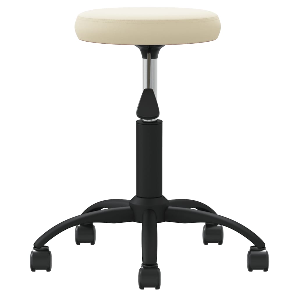 Tabouret de massage Velours Crème