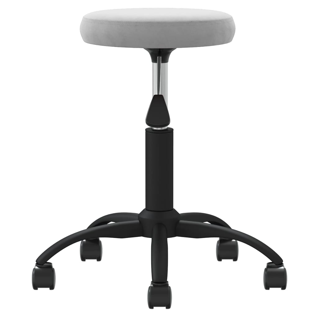 Tabouret de massage Velours Gris clair